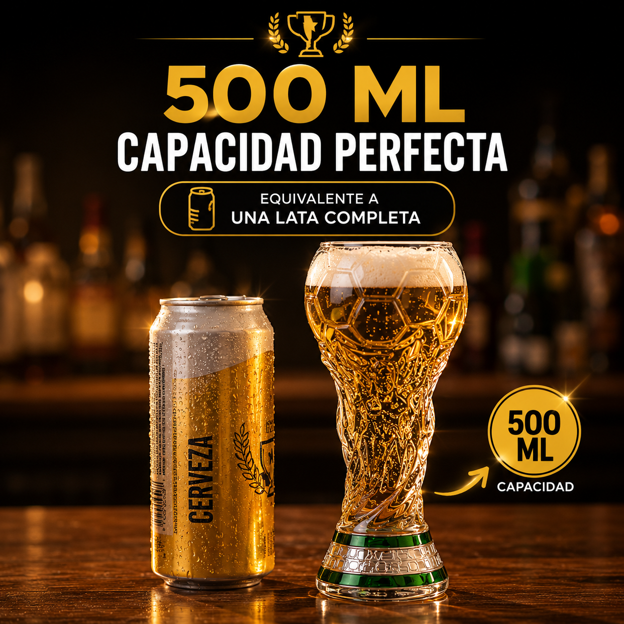 Vaso de Cristal | Edición Mundial 2026™